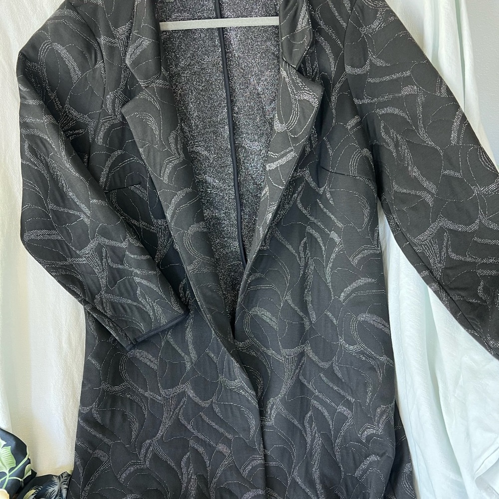 Alfani Black Textured Women's Blazer